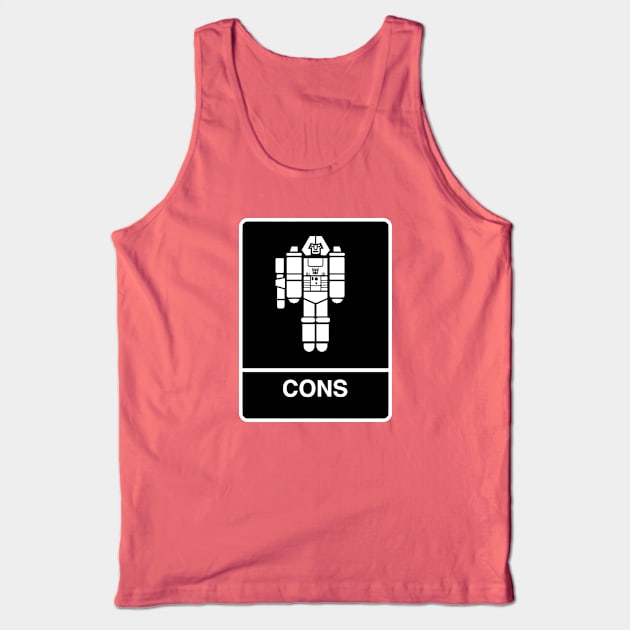 Transformers - GEN 1 - bathroom - Decepticons Tank Top by ROBZILLA